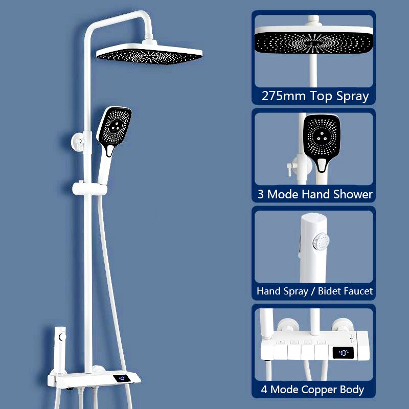 Multifunctional Faucet Shower with Digital Display