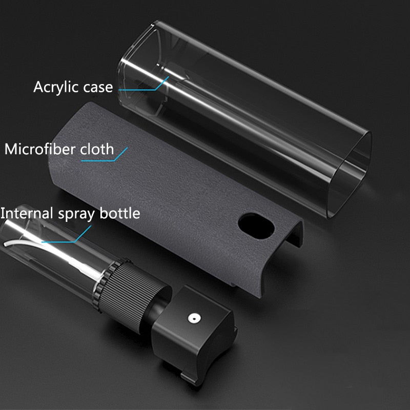 2 in 1 Microfiber Screen Cleaner Spray Bottle