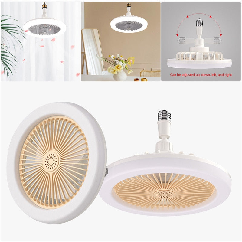 Radiant Rotating Celling Fan Lamp