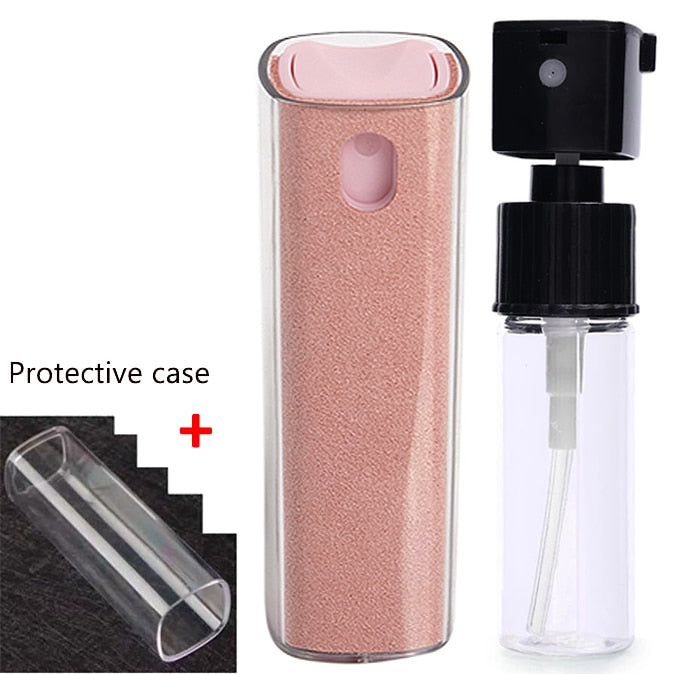 2 in 1 Microfiber Screen Cleaner Spray Bottle