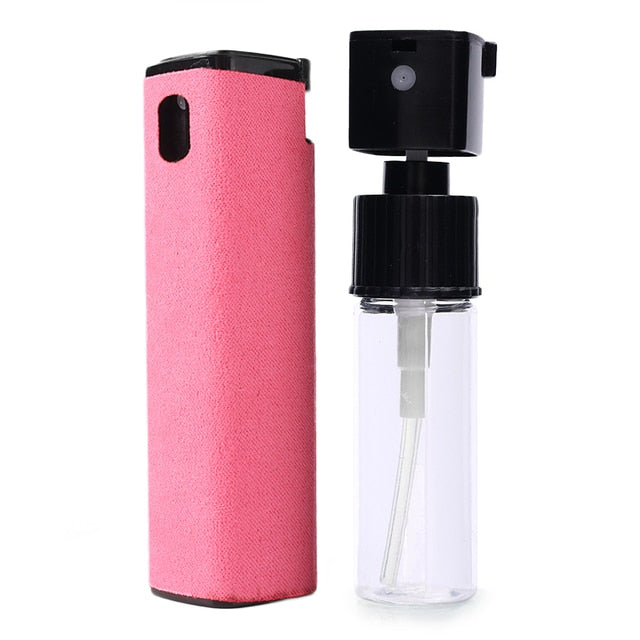 2 in 1 Microfiber Screen Cleaner Spray Bottle