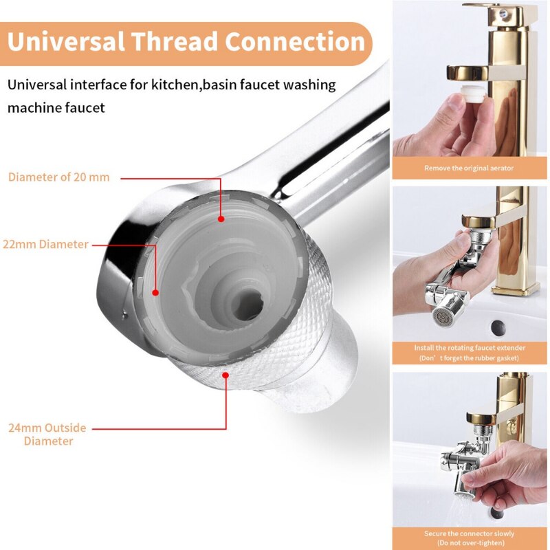 Universal Faucet Tap Extender