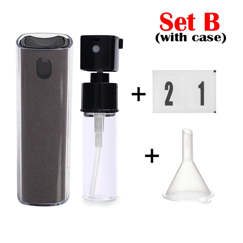 2 in 1 Microfiber Screen Cleaner Spray Bottle